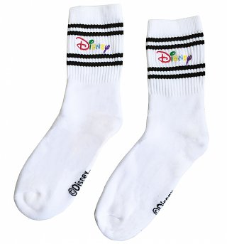 Women's Disney Classic Logo Crew Socks from Local Heroes Women's Disney Classic Logo Crew Socks from Local Heroes