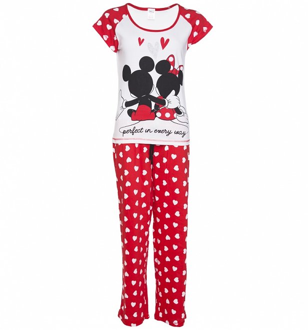 Women's Disney Mickey And Minnie Pyjamas Women's Disney Mickey And Minnie Pyjamas
