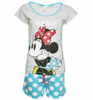 Women's Disney Minnie Mouse Dreamer Shortie Pyjamas Women's Disney Minnie Mouse Dreamer Shortie Pyjamas