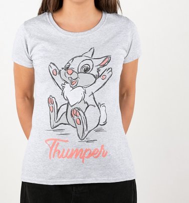 Women's Disney Thumper Sketch T-Shirt Women's Disney Thumper Sketch T-Shirt