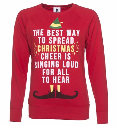 Women's Elf Christmas Cheer Sweater Women's Elf Christmas Cheer Sweater