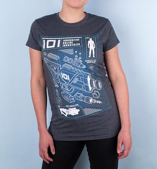 Women's Exclusive Ready Player One Rifle Profile T-Shirt Women's Exclusive Ready Player One Rifle Profile T-Shirt