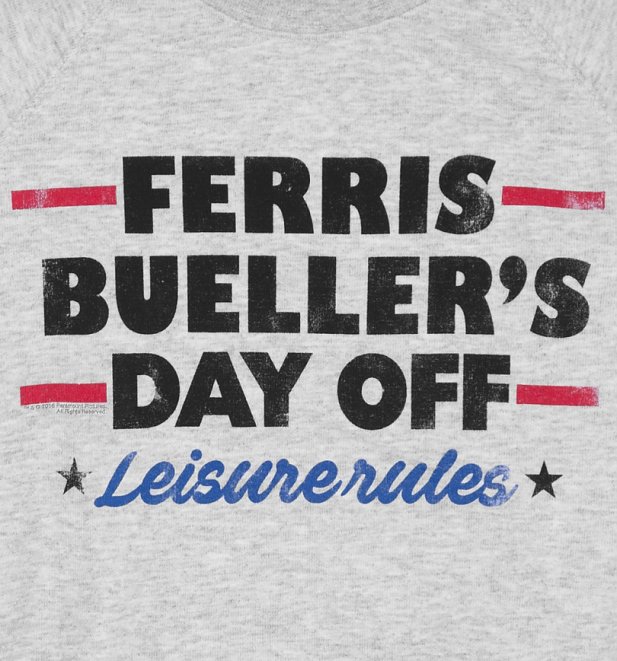 Women's Ferris Bueller Leisure Rules Sweater Women's Ferris Bueller Leisure Rules Sweater