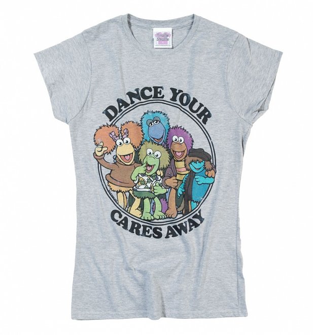 Women's Fraggle Rock Dance Your Cares Away T-Shirt Women's Fraggle Rock Dance Your Cares Away T-Shirt