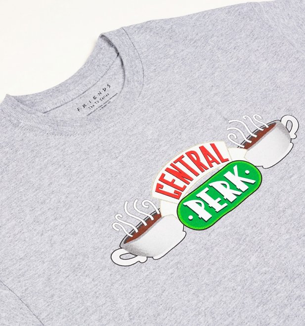 Women's Friends Central Perk Rolled Sleeve Boyfriend T-Shirt Women's Friends Central Perk Rolled Sleeve Boyfriend T-Shirt