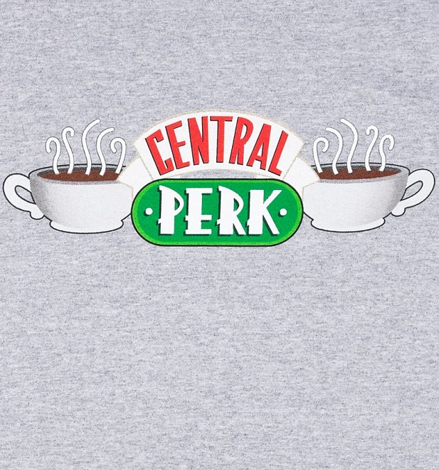 Women's Friends Central Perk Rolled Sleeve Boyfriend T-Shirt Women's Friends Central Perk Rolled Sleeve Boyfriend T-Shirt