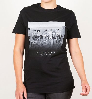 Women's Friends Skyscraper Boyfriend T-Shirt Women's Friends Skyscraper Boyfriend T-Shirt