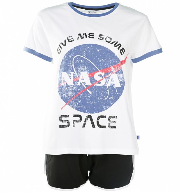 Women's Give Me Some Space NASA Shortie Pyjama Set Women's Give Me Some Space NASA Shortie Pyjama Set