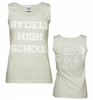 Women's Grey Rydell High Grease Cheerleading Vest Women's Grey Rydell High Grease Cheerleading Vest