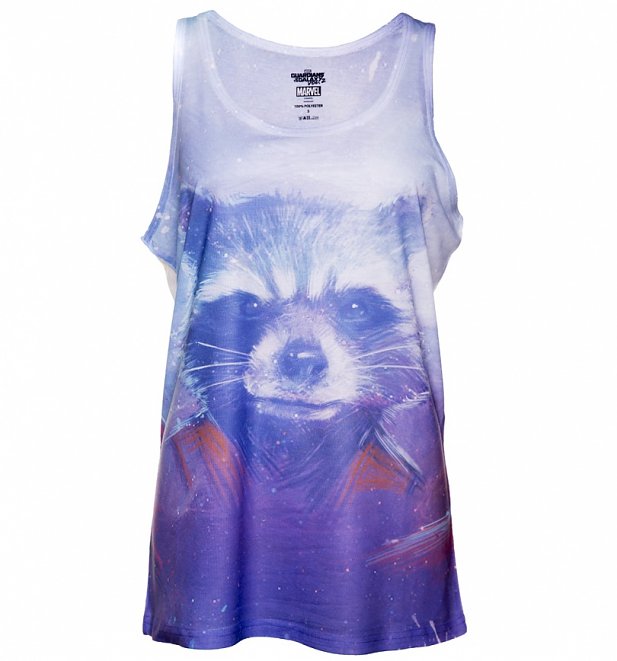 Women's Guardians Of The Galaxy Rocket Raccoon Sublimation Vest Women's Guardians Of The Galaxy Rocket Raccoon Sublimation Vest