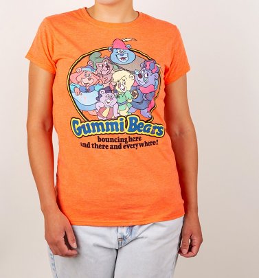 Women's Gummi Bears Heather Orange T-Shirt Women's Gummi Bears Heather Orange T-Shirt