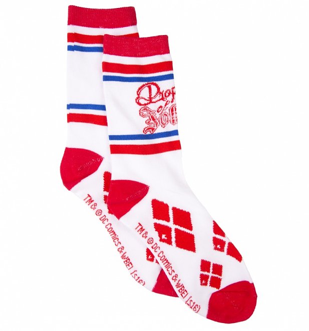 Women's Harley Quinn Property Of The Joker Ankle Socks Women's Harley Quinn Property Of The Joker Ankle Socks