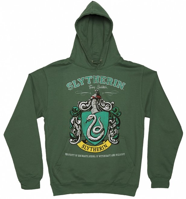 Women's Harry Potter Slytherin Team Quidditch Hoodie Women's Harry Potter Slytherin Team Quidditch Hoodie