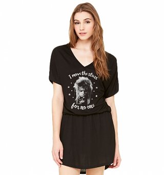 Women's Jareth I Move The Stars For No One Flowy V-Neck Dress Women's Jareth I Move The Stars For No One Flowy V-Neck Dress