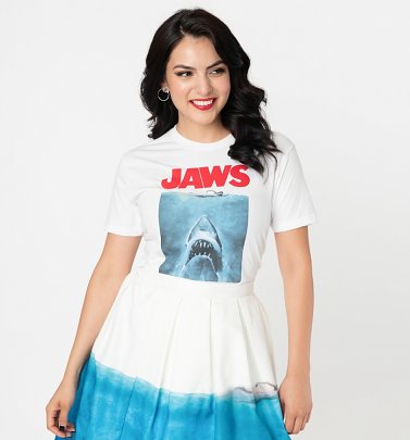 Women's Jaws Vintage Poster T-Shirt from Unique Vintage