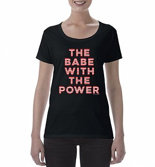 Women's Labyrinth Babe With The Power Scoop Neck T-Shirt Women's Labyrinth Babe With The Power Scoop Neck T-Shirt