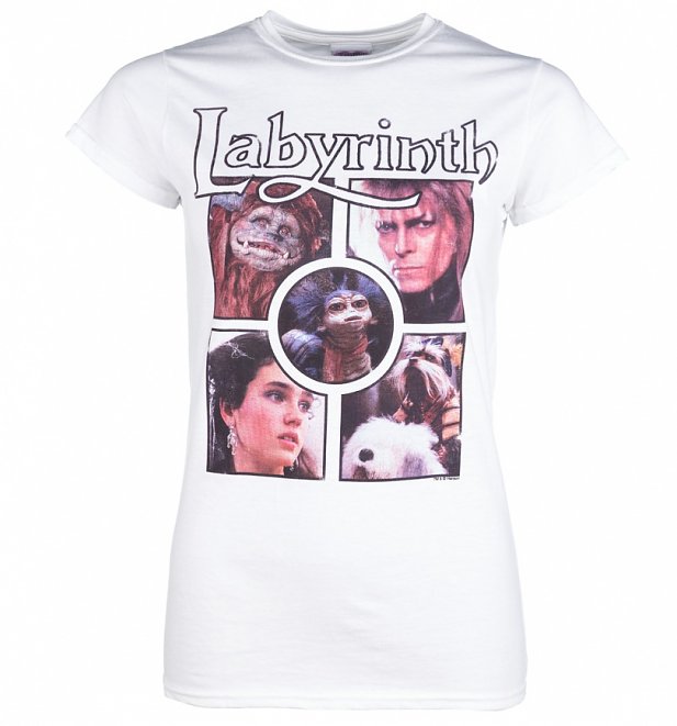 Women's Labyrinth Character Collection White T-Shirt Women's Labyrinth Character Collection White T-Shirt