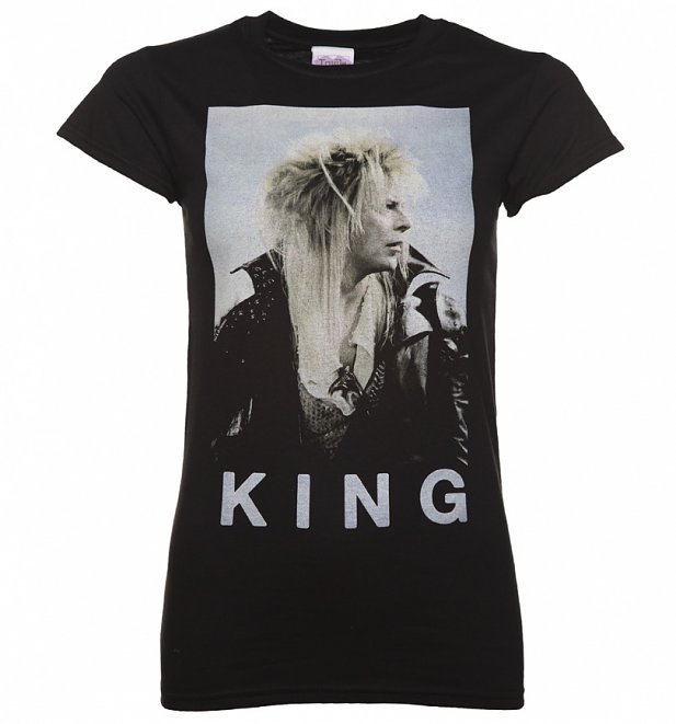 Women's Labyrinth Jareth The Goblin King Bowie T-Shirt Women's Labyrinth Jareth The Goblin King Bowie T-Shirt