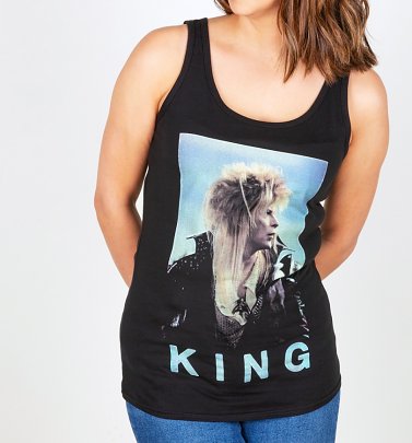 Women's Labyrinth Jareth The Goblin King Bowie Fitted Vest Women's Labyrinth Jareth The Goblin King Bowie Fitted Vest