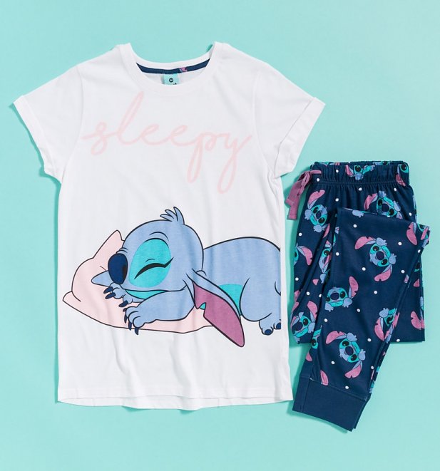 Women's Lilo & Stitch Sleepy Stitch Pyjamas