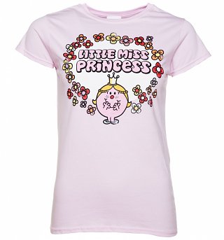 Women's Little Miss Princess Floral T-Shirt Women's Little Miss Princess Floral T-Shirt
