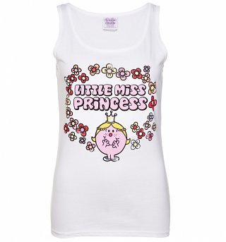Women's Little Miss Princess Floral Vest Women's Little Miss Princess Floral Vest