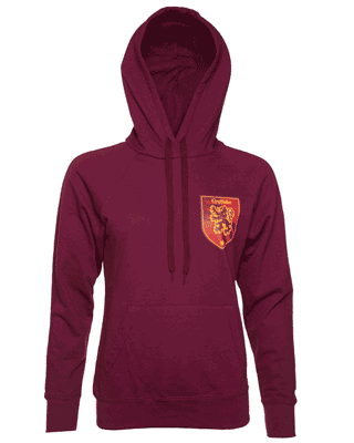 Women's Maroon Harry Potter Gryffindor Crest Lightweight College Hoodie Women's Maroon Harry Potter Gryffindor Crest Lightweight College Hoodie