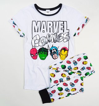 Marvel Womens Comics Classic Comic Book Avengers T-Shirt