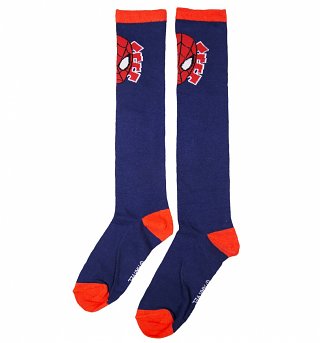 Women's Marvel Comics Spider-Man Knee High Socks Women's Marvel Comics Spider-Man Knee High Socks