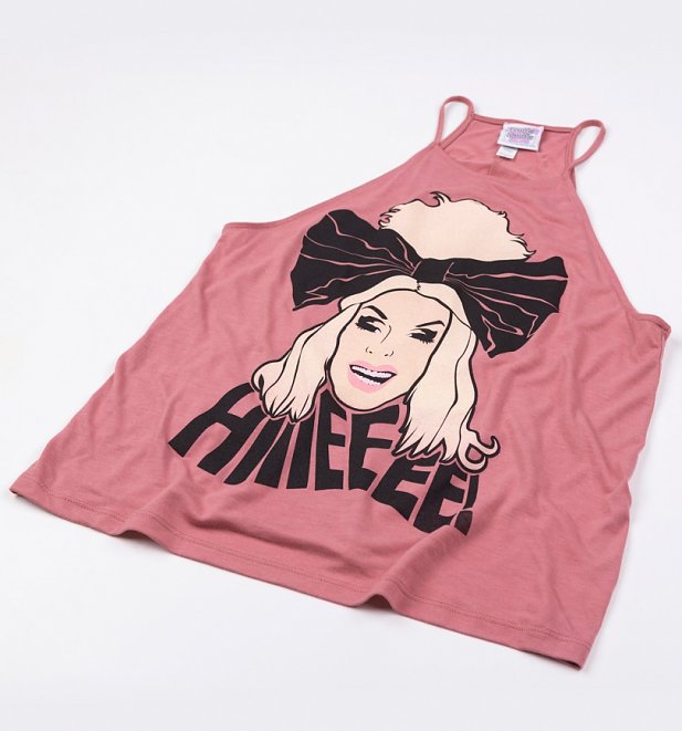 Women's Mauve RuPaul's Drag Race Alaska Hiiieeee! Flowy High Neck Vest Women's Mauve RuPaul's Drag Race Alaska Hiiieeee! Flowy High Neck Vest