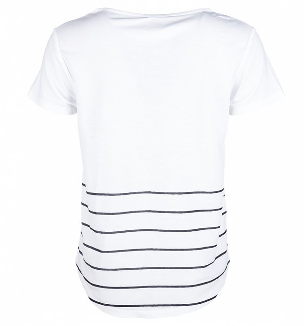 Women's Miffy Stripes Dropped Hem T-Shirt Women's Miffy Stripes Dropped Hem T-Shirt