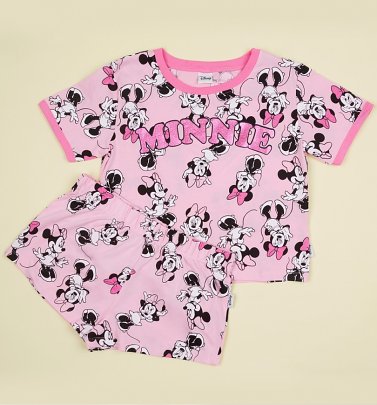 Women's Minnie Mouse Shortie Pyjama Set Women's Minnie Mouse Shortie Pyjama Set