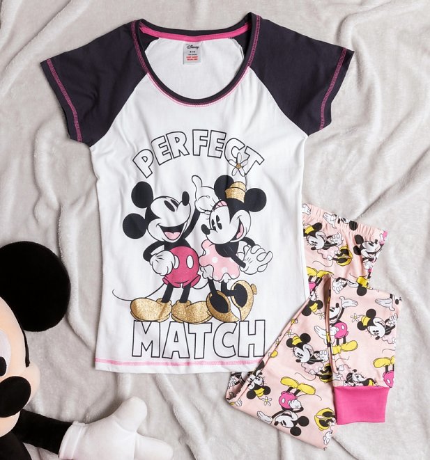 Women's Minnie and Mickey Perfect Match Pyjamas