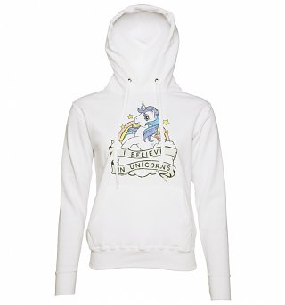 Women's My Little Pony I Believe In Unicorns Hoodie Women's My Little Pony I Believe In Unicorns Hoodie