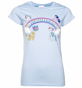 Women's My Little Pony Logo with Badges T-Shirt Women's My Little Pony Logo with Badges T-Shirt