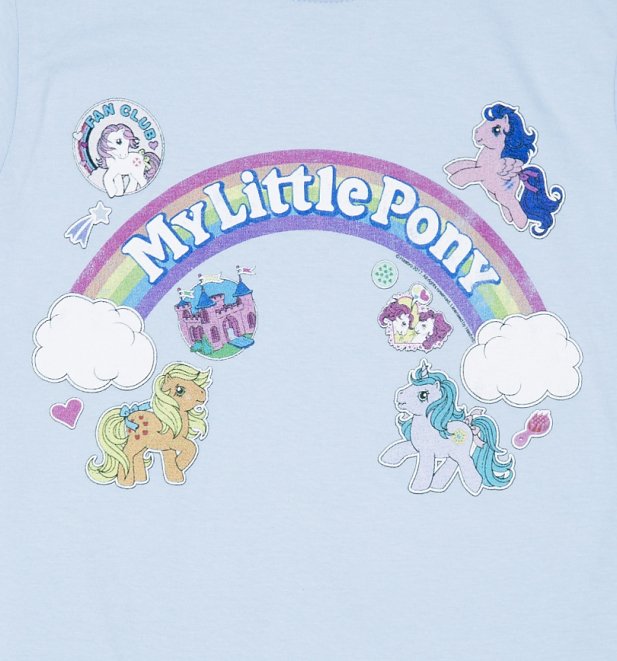 Women's My Little Pony Logo with Badges T-Shirt