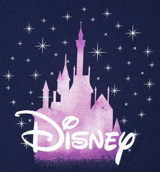 Women's Navy Blue Disney Castle Vest Women's Navy Blue Disney Castle Vest