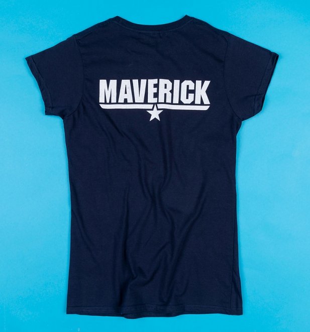 Women's Navy Top Gun Maverick Fitted TShirt