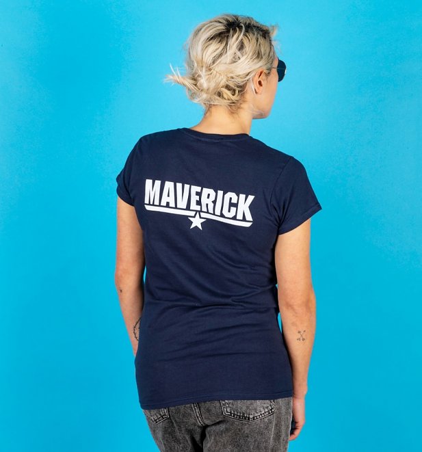 Women's Navy Top Gun Maverick Fitted T-Shirt