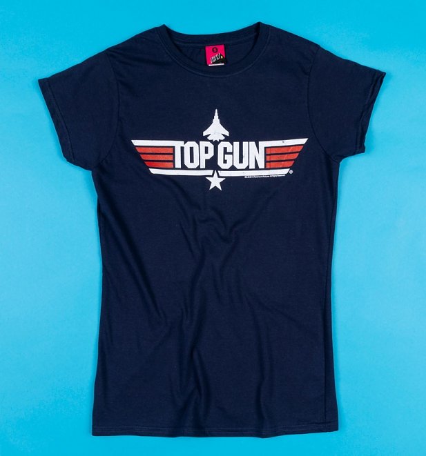 Women's Navy Top Gun Maverick Fitted TShirt