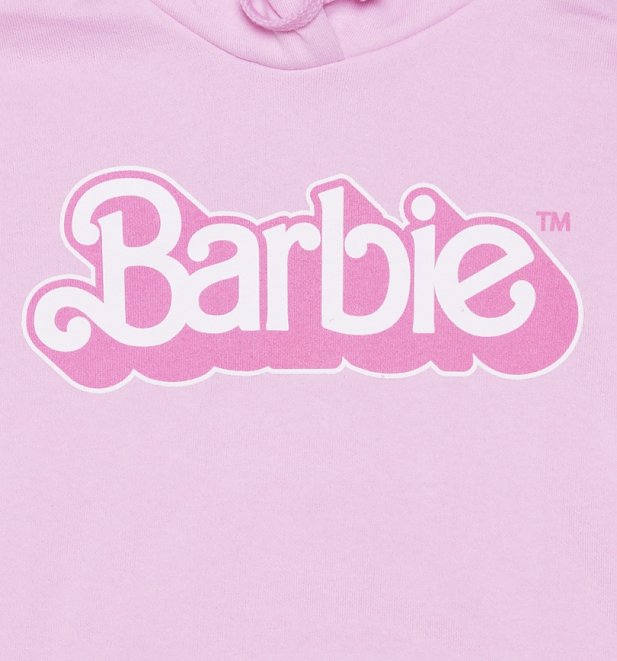 Women's Pink Barbie 80's Logo Hoodie