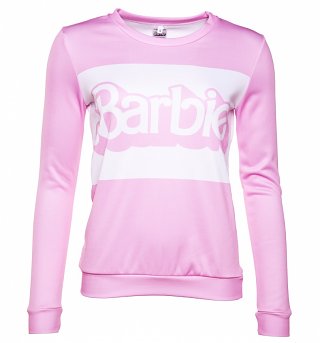 Women's Pink Barbie Stripe Sweater Women's Pink Barbie Stripe Sweater
