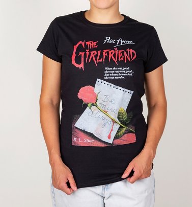 Women's Point Horror Inspired The Girlfriend Black T-Shirt Women's Point Horror Inspired The Girlfriend Black T-Shirt