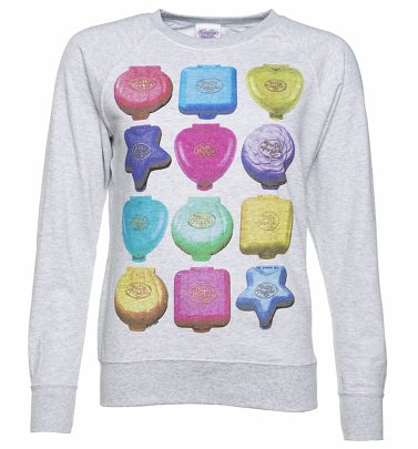 Women's Polly Pocket Playsets Grey Sweater Women's Polly Pocket Playsets Grey Sweater