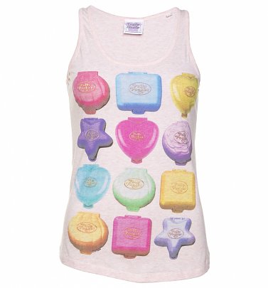 Women's Polly Pocket Playsets Heather Pink Vest Women's Polly Pocket Playsets Heather Pink Vest