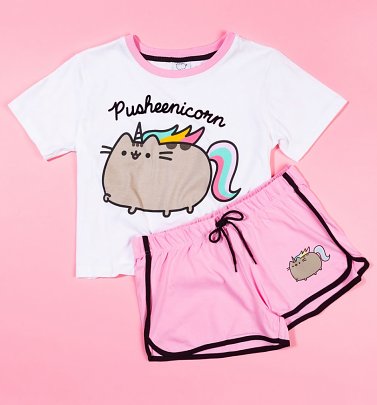 Women's Pusheenicorn Shortie Pyjama Set Women's Pusheenicorn Shortie Pyjama Set