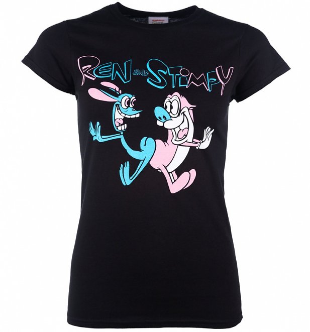 Women's Ren And Stimpy Bum Bump T-Shirt Women's Ren And Stimpy Bum Bump T-Shirt