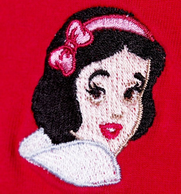 Women's Red Disney Princess Snow White Ringer T-Shirt from Local Heroes Women's Red Disney Princess Snow White Ringer T-Shirt from Local Heroes