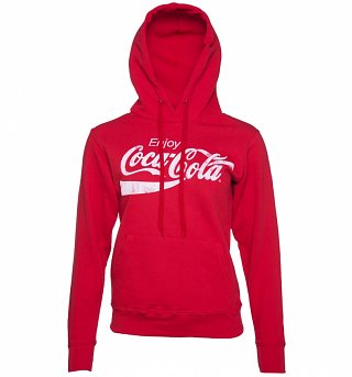 Women's Red Enjoy Coca-Cola Hoodie Women's Red Enjoy Coca-Cola Hoodie