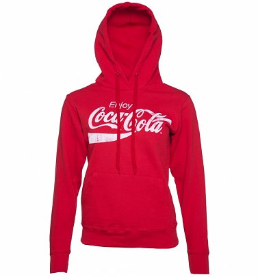 Women's Red Enjoy Coca-Cola Hoodie Women's Red Enjoy Coca-Cola Hoodie